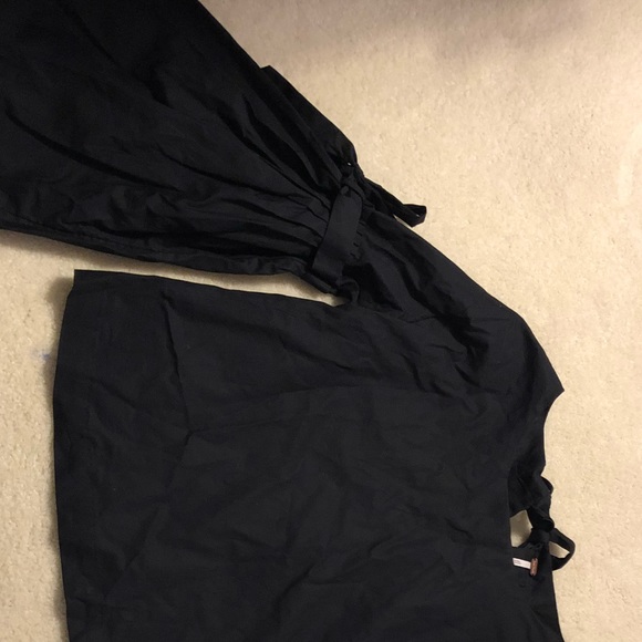 Free People Tops - Free People Black Bell sleeve Top